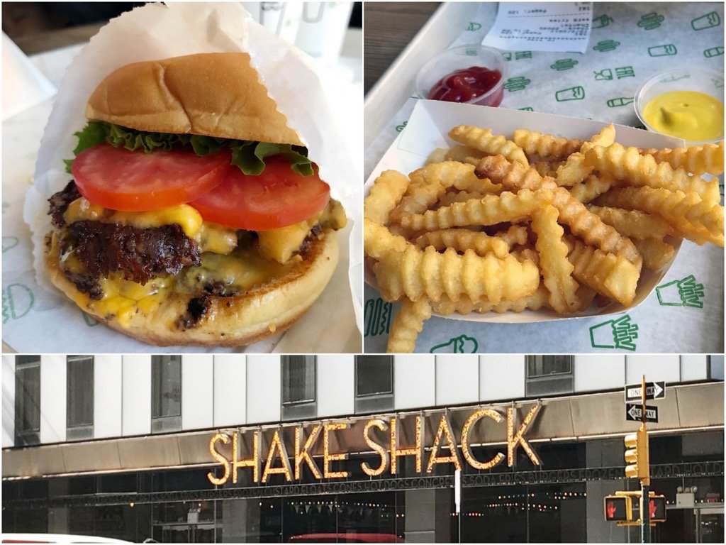 【紐約自由行】Day2 (中) 紐約美食必吃漢堡Shake Shack劇院區分店(Theater District)、內含2017最新菜單與分店查詢資訊
