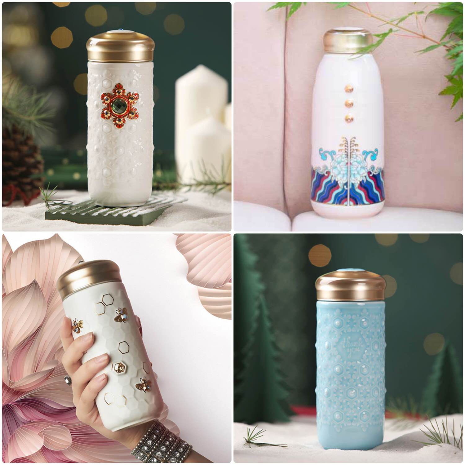 【保溫杯推薦】乾唐軒活瓷金石保溫杯。質感工藝無可比擬的高級陶瓷環保保溫杯