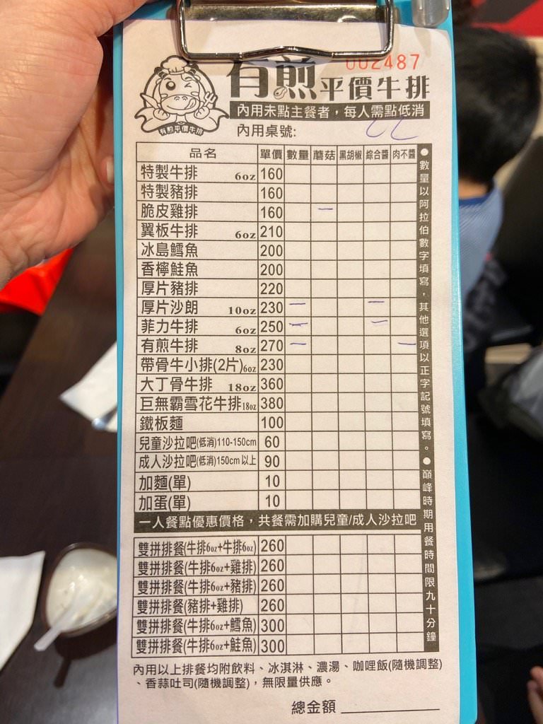 【中壢美食】有煎牛排。中央西路上咖哩飯、吐司、飲料、冰淇淋吃到飽的平價牛排(家庭親子餐廳｜附菜單價格)