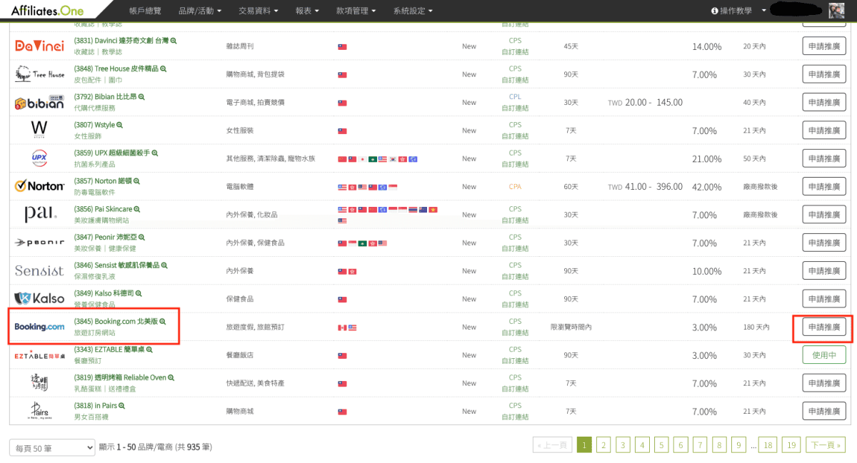 部落格收入來源與賺錢方式分享｜聯盟網分潤網站申請教學 Affiliates One