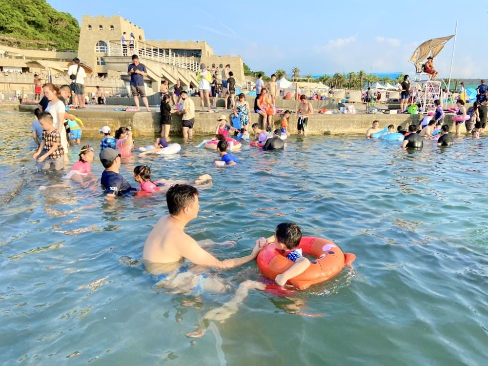 32 基隆和平島公園生態游泳池親子玩水玩沙游泳戲水推薦景點