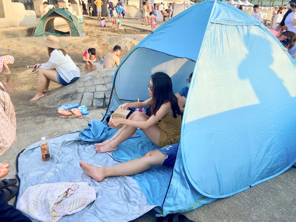 39 基隆和平島公園沙灘帳篷親子玩水玩沙游泳戲水推薦景點