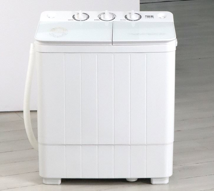 【IDEAL 愛迪爾】4.2公斤洗脫定頻直立式雙槽迷你洗衣機 雪鑽機E0732W