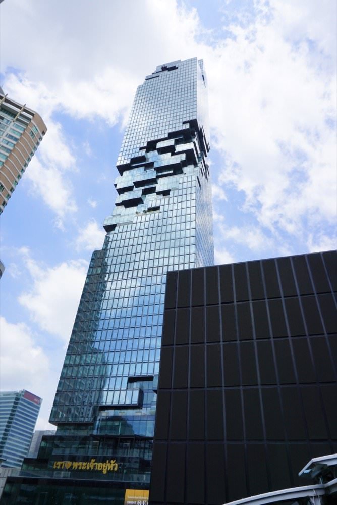 曼谷景點推薦｜王權大京都大廈King Power MahaNakhon(王權瑪哈納功大廈)。透明玻璃天空步道，78樓高空酒吧俯瞰曼谷風景