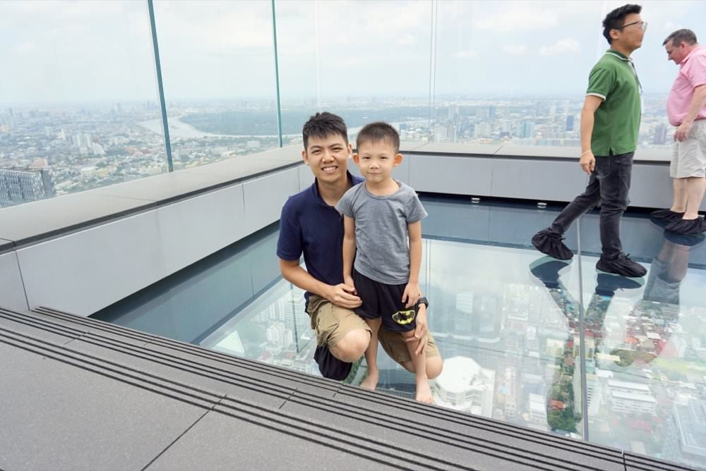 25曼谷大京都大廈King Power MahaNakhon透明玻璃天空步道