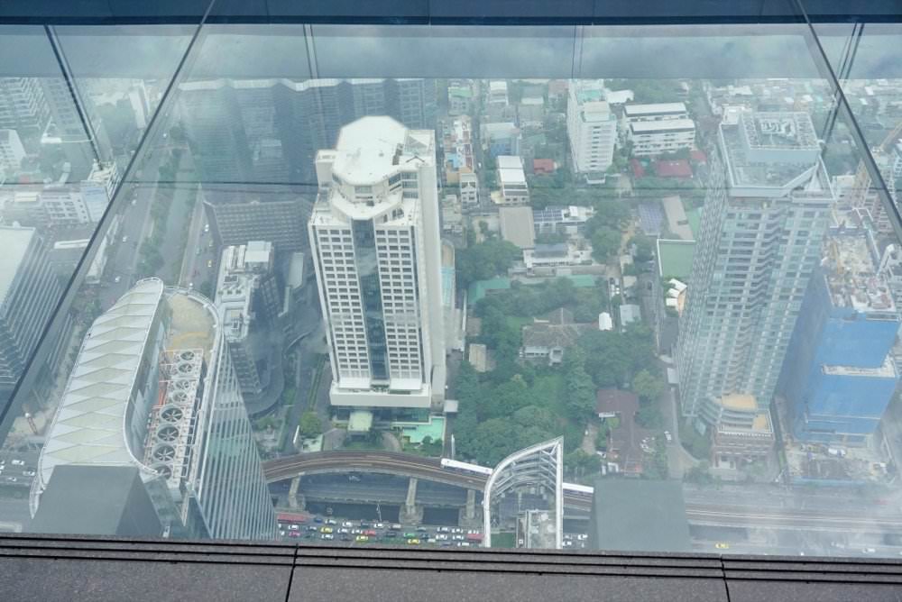 29曼谷大京都大廈King Power MahaNakhon透明玻璃天空步道