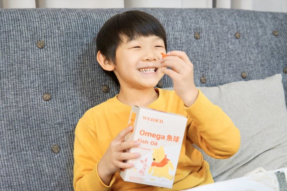 兒童成長必備！威德迪士尼Omega魚球，小朋友最愛的營養補充品！添加紐西蘭牛初乳魚油推薦