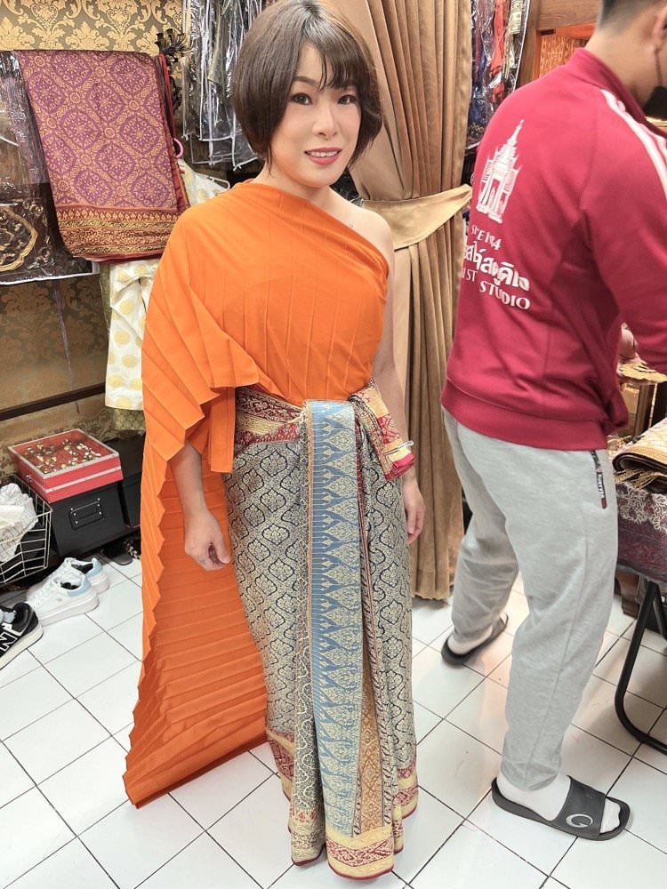 曼谷【泰服租借拍攝】Thai Style Studio｜傳統服飾變身泰劇人物！MBK Center室內攝影棚