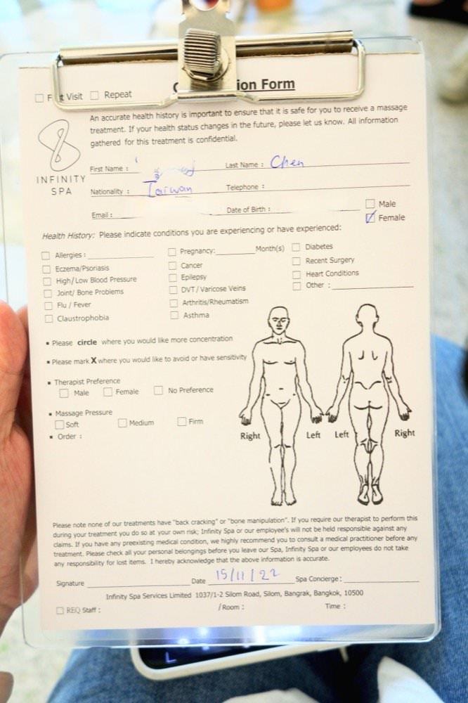 【曼谷按摩推薦】Infinity Wellbeing 超舒服貴婦SPA按摩、質感蜜蠟除毛推薦！(近BTS Asok站)