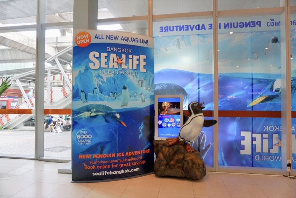 02 曼谷親子景點推薦｜曼谷暹羅海洋世界Sea Life Bangkok Ocean World、杜莎夫人蠟像館 百貨公司內下雨天.大熱天室內景點推薦