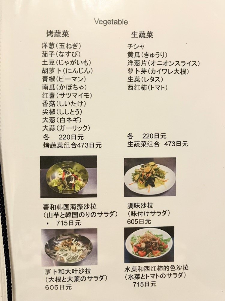 26 燒肉寿寿菜單價位。京都車站前的美味燒肉店