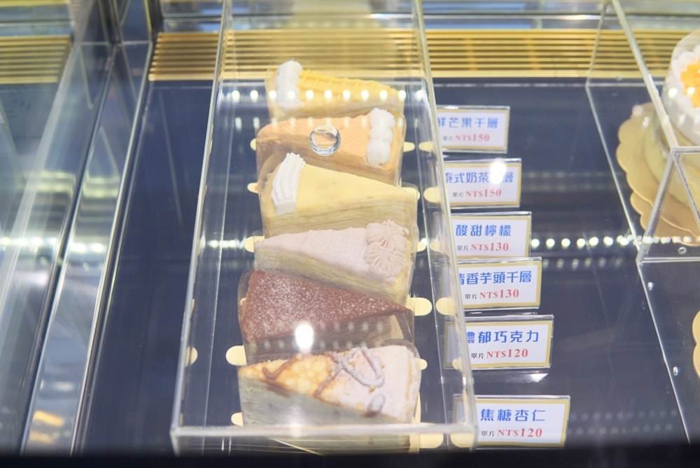 台中蛋糕推薦｜2度C NiGuo倪菓手作千層蛋糕，30層以上超好吃芋頭千層、新鮮芒果蛋糕｜台中公益路美食甜點