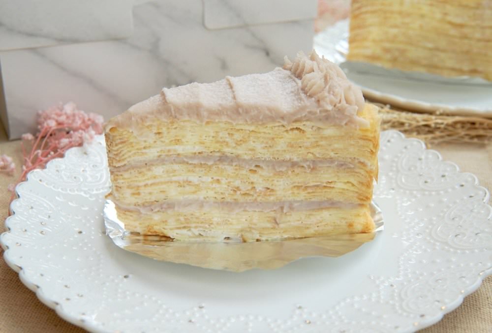 台中蛋糕推薦｜2度C NiGuo倪菓手作千層蛋糕，30層以上超好吃芋頭千層、新鮮芒果蛋糕｜台中公益路美食甜點