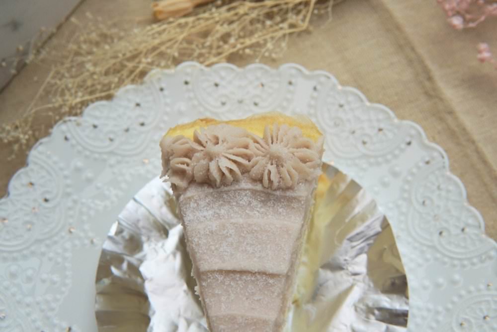 台中蛋糕推薦｜2度C NiGuo倪菓手作千層蛋糕，30層以上超好吃芋頭千層、新鮮芒果蛋糕｜台中公益路美食甜點