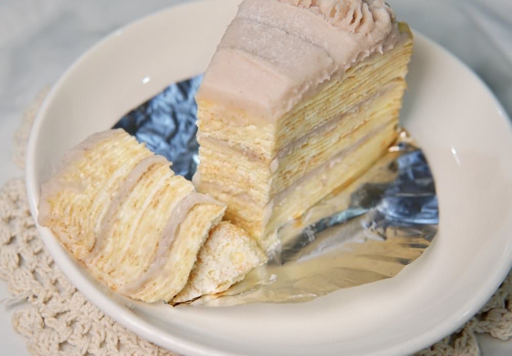 台中蛋糕推薦｜2度C NiGuo倪菓手作千層蛋糕，30層以上超好吃芋頭千層、新鮮芒果蛋糕｜台中公益路美食甜點