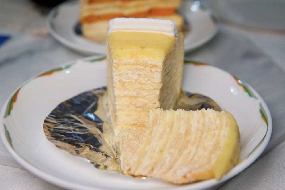 台中蛋糕推薦｜2度C NiGuo倪菓手作千層蛋糕，30層以上超好吃芋頭千層、新鮮芒果蛋糕｜台中公益路美食甜點