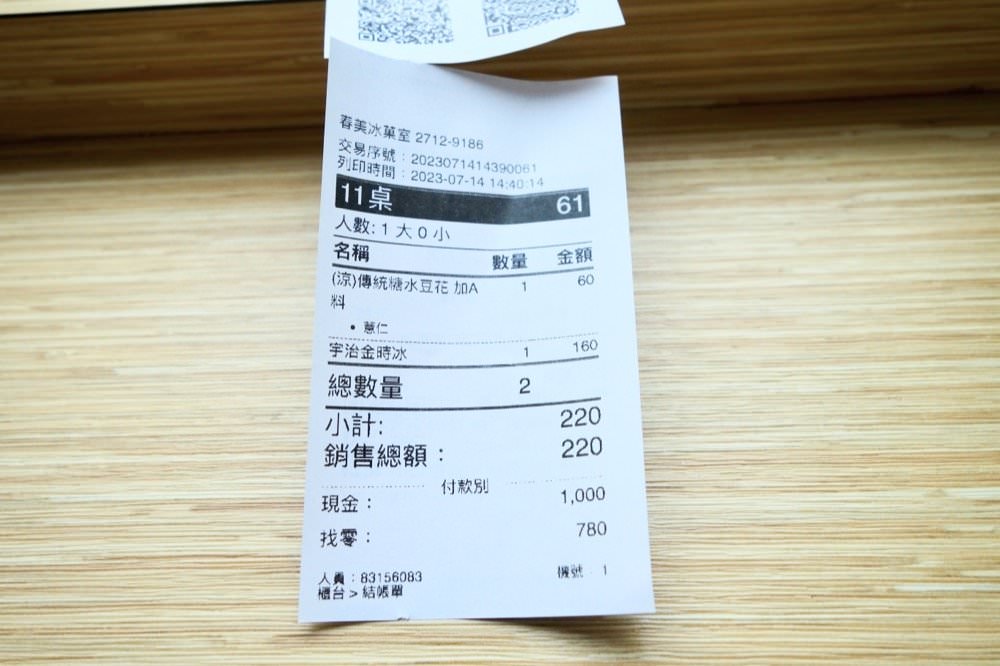 春美冰菓室｜宇治金時冰、傳統糖水豆花、黑糖刨冰、手打杏仁，國外遊客超愛連日本藝人都造訪的台北冰店推薦！