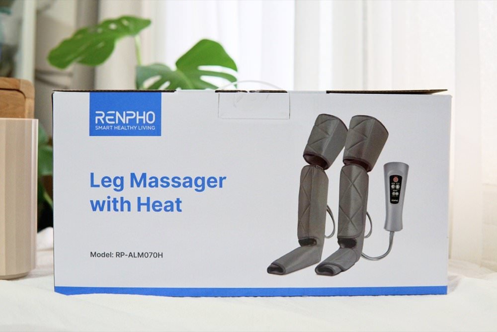 02 RENPHO三段氣壓熱感腿部按摩器實際使用開箱評價心得