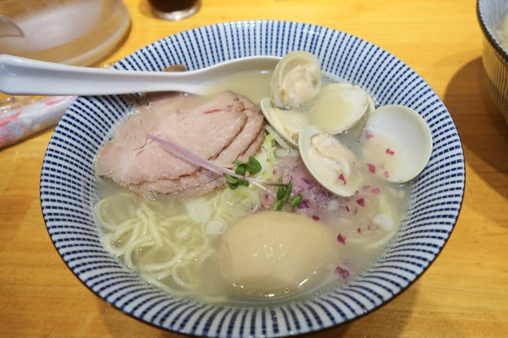 京都車站美食｜京都拉麵推薦！鮮美貝高湯拉麵－貝だし麺きた田(Google評價4.3)京都排隊美食