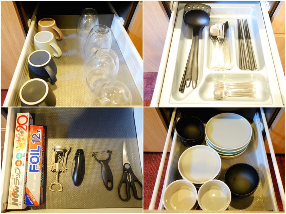 京都公寓式飯店推薦｜京都車站附近【京都七條堀川曼迪高級公寓飯店】和式四人房、上下舖家庭房設備齊全附廚房.洗衣機.烤箱.微波爐.冰箱冷凍庫MONday Apart Premium Kyoto Shichijo Horikawa