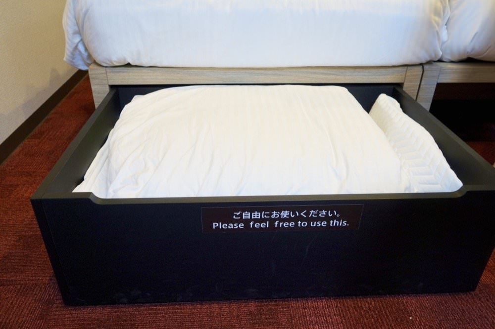 京都公寓式飯店推薦｜京都車站附近【京都七條堀川曼迪高級公寓飯店】和式四人房、上下舖家庭房設備齊全附廚房.洗衣機.烤箱.微波爐.冰箱冷凍庫MONday Apart Premium Kyoto Shichijo Horikawa