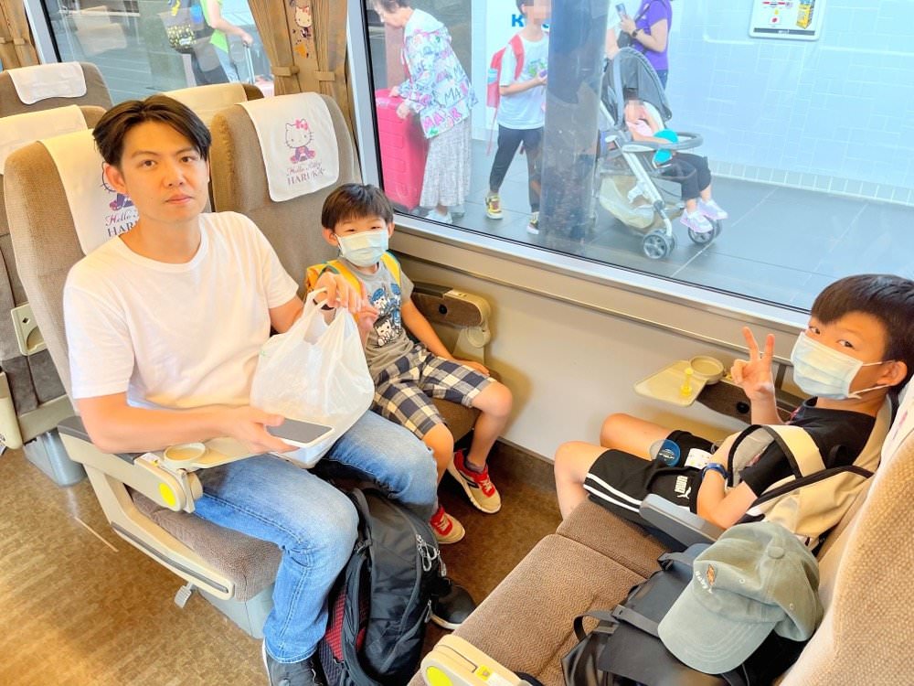 【關西機場-京都交通】搭乘JR HARUKA關西機場特快列車到京都車站！Hello Kitty彩繪列車直達京都市區！