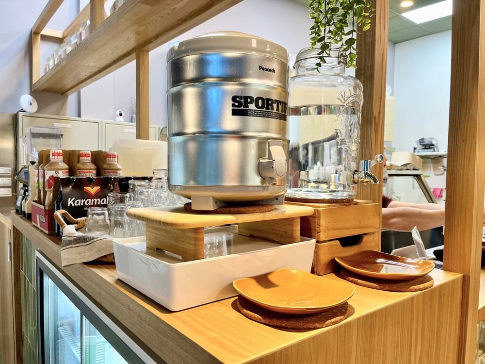 中壢青埔早午餐推薦｜輕綠舍 Lite Canteen｜美味厚火腿培根盤餐