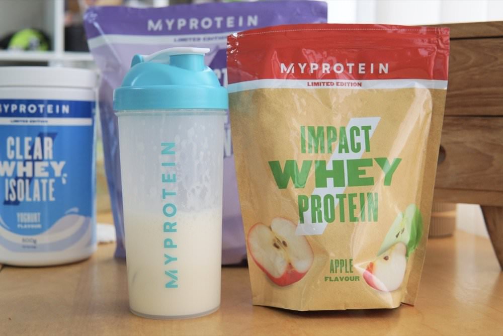 30 Myprotein我的蛋白質 乳清蛋白口味評價分享，女生運動長褲、運動內衣開箱