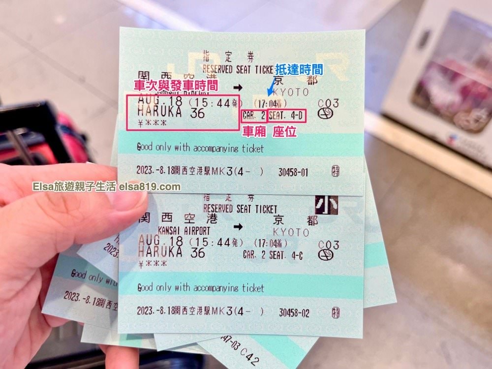 【關西機場-京都交通】搭乘JR HARUKA關西機場特快列車到京都車站！Hello Kitty彩繪列車直達京都市區！