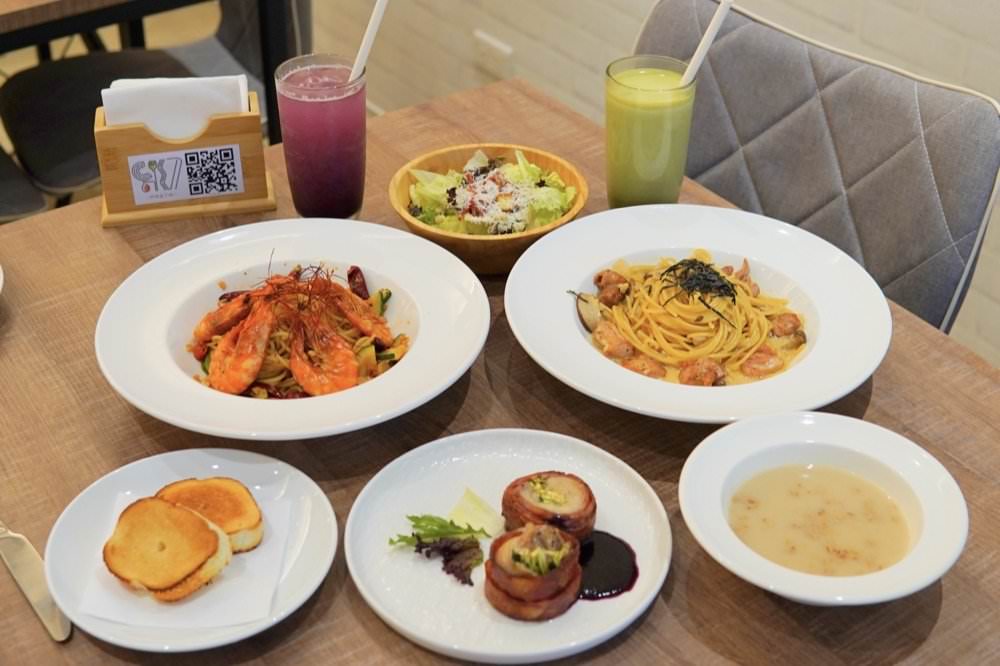 【CH17 Pasta 義式餐廳】超推薦義大利麵跟好吃手工甜點！永和四號公園附近聚餐下午茶好地點！(可包場)