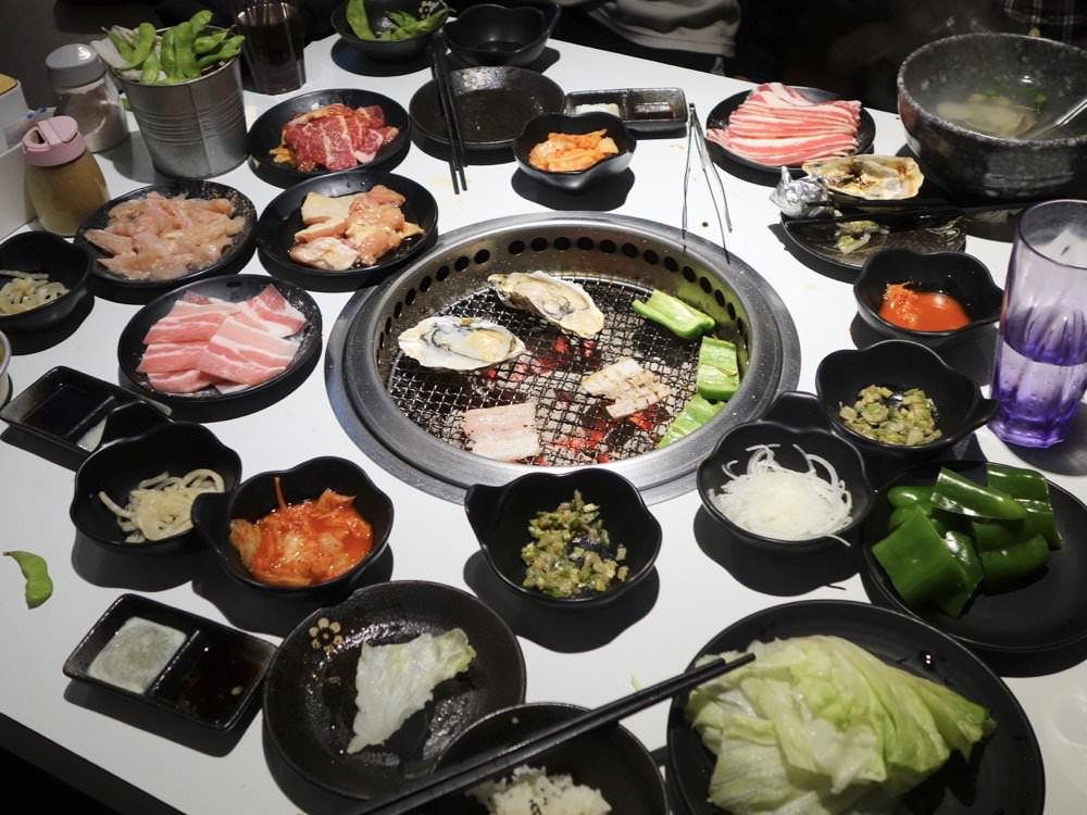 中壢燒肉吃到飽推薦【炙高無上炭火燒肉 中壢店】美味肉品、海鮮、蔬菜任你點！