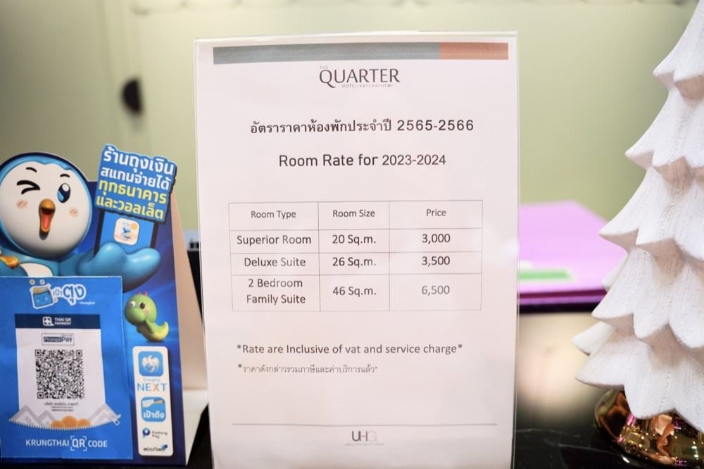 【曼谷飯店推薦】2023新開幕曼谷飯店The Quarter Ratchathewi by UHG拉差貼威四分之一飯店，夢幻網美風、地點方便近BTS！