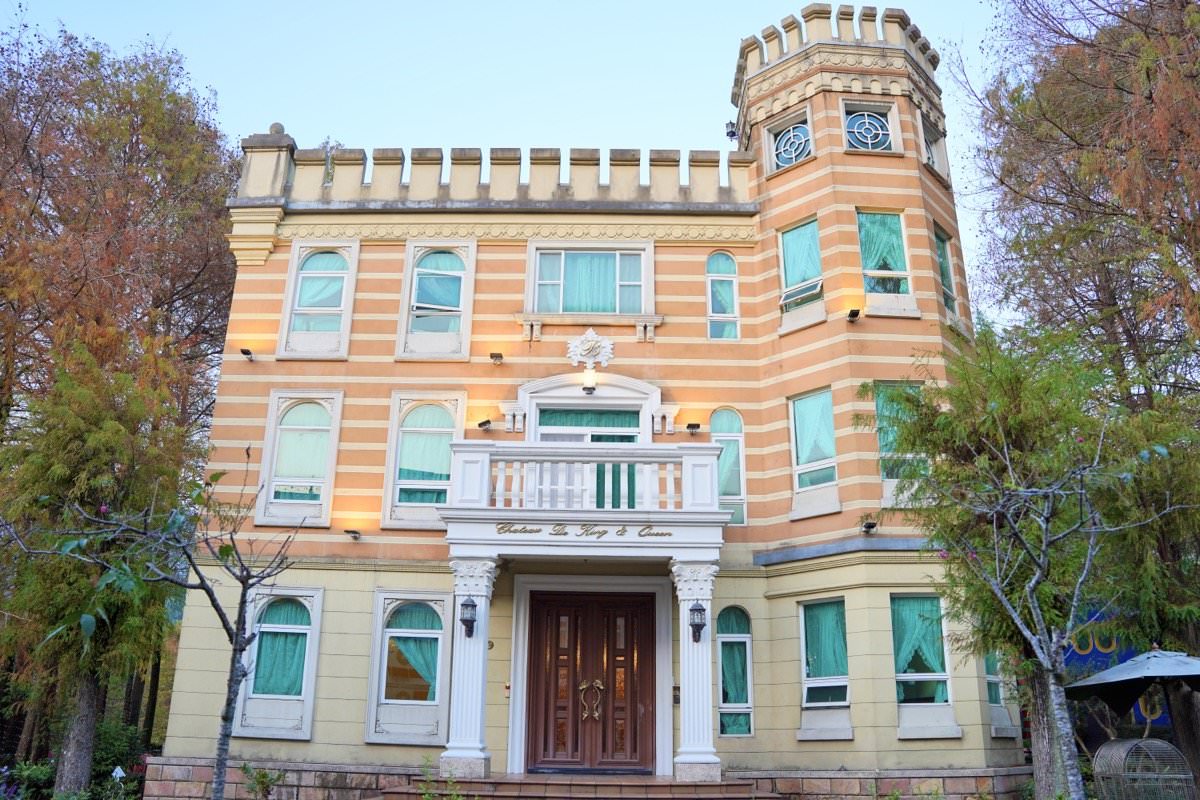 【南投住宿推薦】歐莉葉荷城堡民宿餐廳。埔里超美歐式莊園城堡，一泊二食度假去！