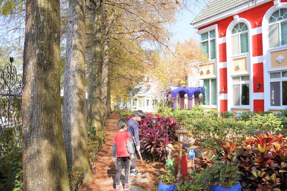 【南投住宿推薦】歐莉葉荷城堡民宿餐廳。埔里超美歐式莊園城堡，一泊二食度假去！