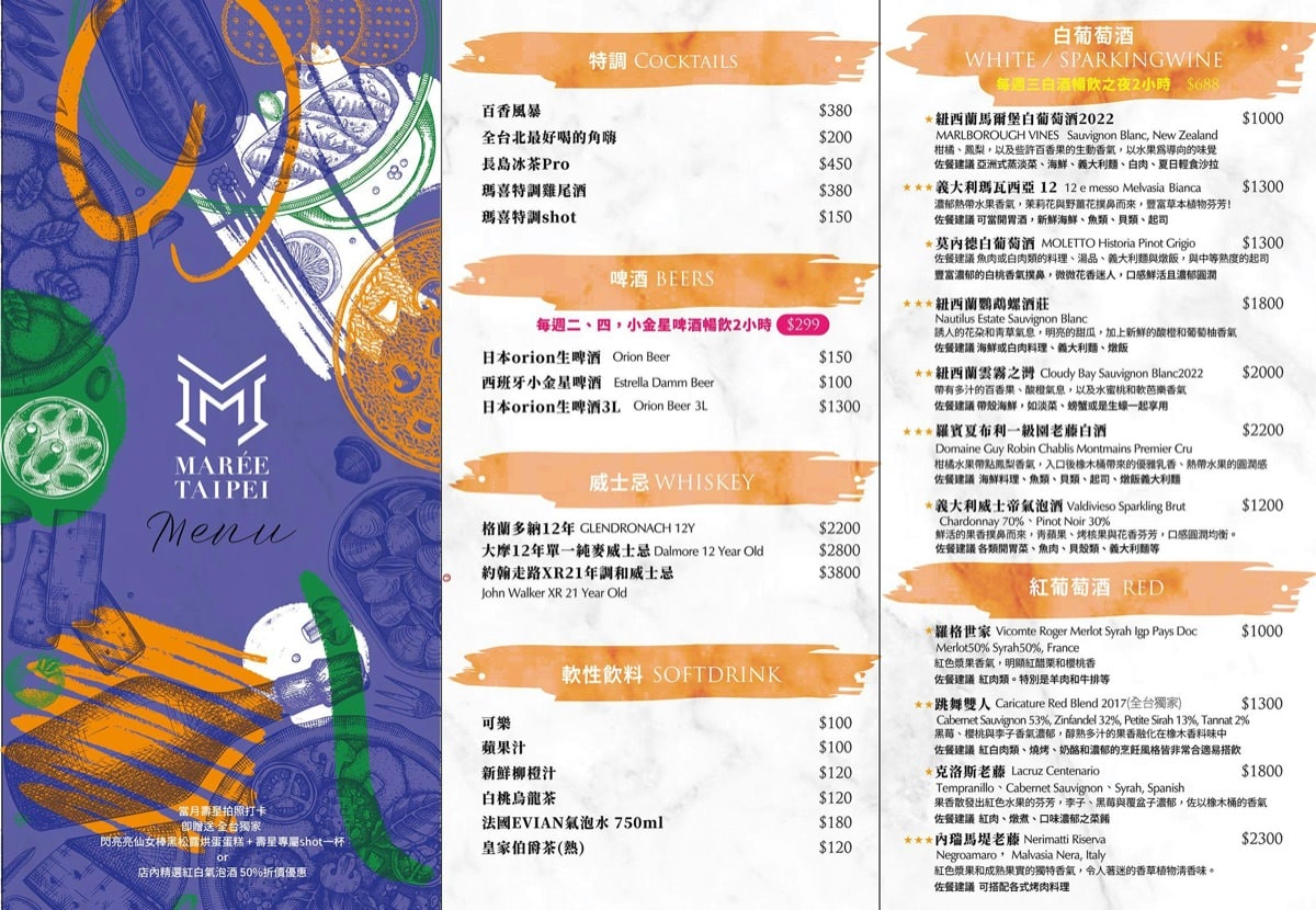 【瑪喜餐酒館Marée Taipei】氣氛絕佳中山區美食餐酒館推薦Bistro!法國藍帶主廚特製料理超美味 - 第10張圖 【瑪喜餐酒館Marée Taipei】氣氛絕佳中山區美食餐酒館推薦Bistro!法國藍帶主廚特製料理超美味