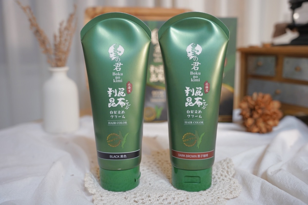 【白髮護髮染推薦】墨之君北海道利尻昆布白髮染，居家染髮黑亮潤澤秘訣！