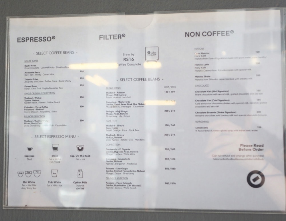 曼谷冠軍咖啡師Factory Coffee重新改裝-菜單、價格、評論-BTS Phaya Thai咖啡廳推薦